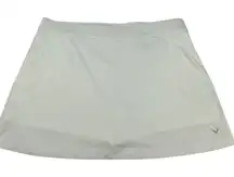 Callaway Golf Skort Women's White Athletic Performance Pockets Size XL‎ #1143