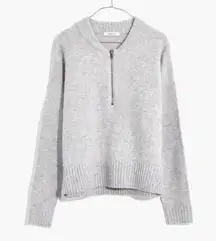 Madewell Women's York Half-Zip Pullover Sweater size S