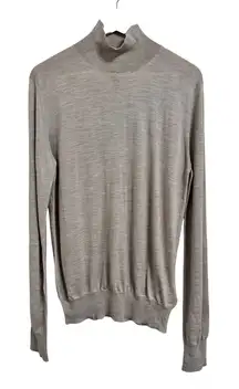 There Was One Wool Turtleneck Sweater‎ Women's Grey XL