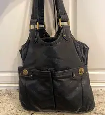 Marc by Marc Jacobs Black Leather Shoulder Bag