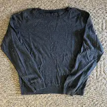 The Limited gray rhinestone sweater