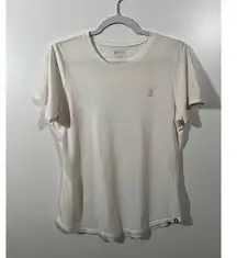 Figs Under Scrub Shirt in White Bonehead Size Small Women’s Slight Staining