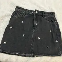 PacSun Black Jean Skirt