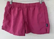 Patagonia Barely Baggies Shorts 2.5” Women's Size Small Mythic Pink Hike Beach