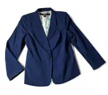 Kensie Navy Blue Blazer Jacket Business‎ Career Office Classic Medium