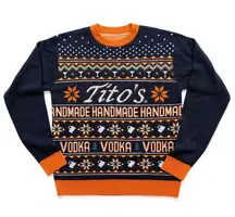 Tito’s Handmade Vodka Embroidered Crewneck