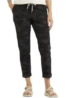 VUORI Ripstop Women's Black Camo Jogger Pants Drawstring Cargo Utility Size XS