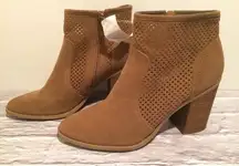 Taupe Ankle Boots, Size 9 1/2
