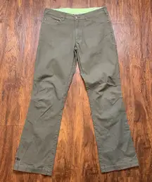 Outdoor Research Women’s Sz 6 Green Gray Denim Jeans Pants
