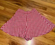 gingham shorts