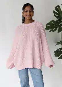 Grey Bandit Logan Sweater Baby Pink