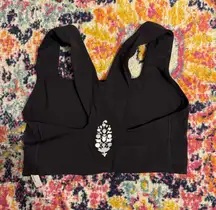 Free People Movement Sports Bra Black Small