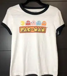 PAC-MAN vintage t-shirt. Womens. Kids. Adult size S. Colorful. EUC