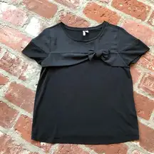 Elle Size Small black top and Carol Rose size small black & white top- two tops!