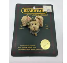 Bearwear Boyd's Bears And Friends Bunny Pin Retired Brooch Lapel Pin Easter Gift