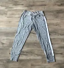 Victoria's Secret Joggers Sweatpants Leggings Baggy String Mid Rise Lounge Casual Chic Stripe Logo