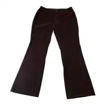 St. John's Bay High Rise Corduroy Boot Cut Pants Size 16 Stretch Western Boho