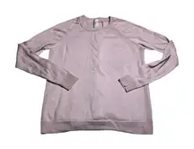 Lululemon Tied To You Long Sleeve Knit Sweater‎ Mauve Pink Size 4