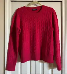 Vineyard Vines Cashmere Classic Cable Crewneck Sweater
