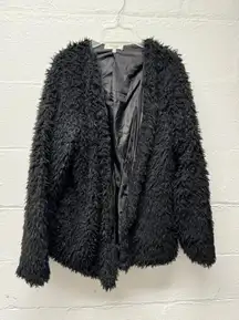 Black Fuzzy Jacket