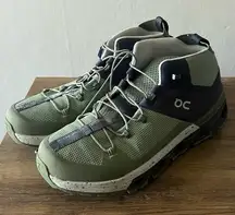On Cloudtrax Green Hiking Shoes Size 9.5 Women