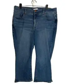 Lane Bryant Blue High Rise Skinny Cotton Blend Denim Jeans Women Sz 18