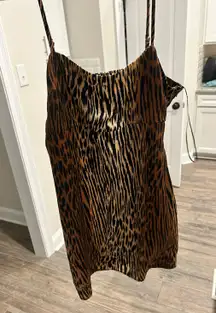 Bella Bella Botique Mini Tiger Print Dress