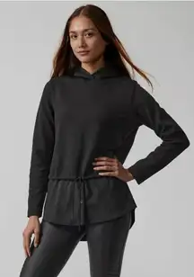 Athleta Women's Gallery Hoodie Top in Black Size Medium