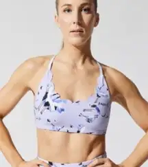 CARBON‎ 38 Birds Collection Scalloped Hem Bra Seamless Yoga Extra Small XS