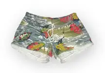 HTF: Lucky ☘︎︎ Hawaiian Surfer Sweatpants Shorts ☘︎︎ Palm Ocean Breeze ☘︎︎ Small