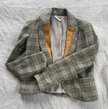 Tartan blazer