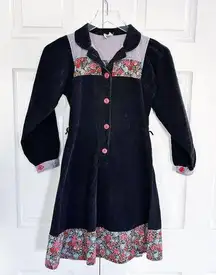 Vintage C&A Western Corduroy Shirt Dress