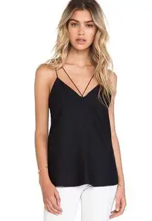C/MEO collective Learn To Share Top Black XS strappy sleeveless tank