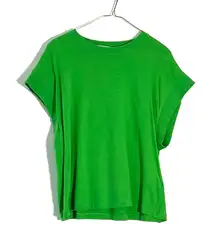 ZARA Women’s Green Muscle Tee