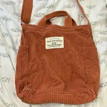 Corduroy Tote Bag