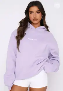 White fox purple hoodie S/M