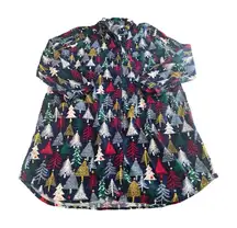 Hanna Anderson Woman’s Christmas Pajama Dress Nightgown‎ Size Large