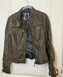 Guess Rustic Leather Jacket