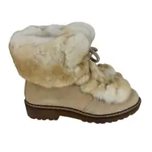 Arturo Chiang 'Philippa' Genuine Rabbit Fur Hiking Boot