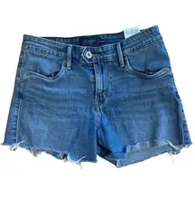 Levi's  Denim Jean Shorts Demi Curve Classic Red Tab Cutoffs Womens 4 27