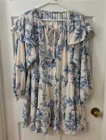 Free People Dress Sunbaked Swing Tea Boho Prairie‎ Cottagecore Feminine Flowy XS