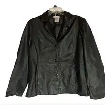 WORTHINGTON, Leather jacket, Black, Women’s Sz Large SEE DESCRIPTION