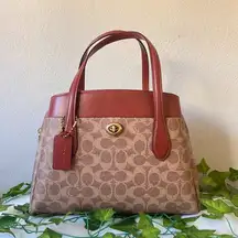 Coach  Lora Carryall 30 In Signature Canvas crossbody tote 593