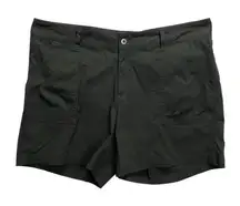 Columbia Omni Shield Women Size 18W Gray Outdoor Hiking Shorts Active