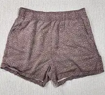 Sanctuary Social Standard Leopard Print Shorts XXL Pull On Elastic Lyocell Boho‎