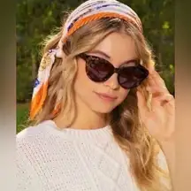 NEW St. Owen x Curateur Wylde Tortoise Shell Sunglasses with Faux Leathe…