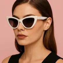 DIFF Eyewear Camila Cat Eye Sunglasses OHGRN Tortoise Shell