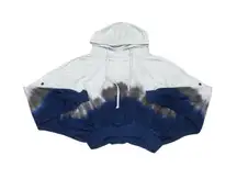 Young fabulous and broke blue tie dye hoodie