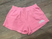 pink  sweat shorts