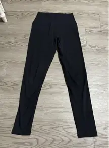 Aerie OFFLINE High Waisted Black Leggings Women's Size Medium Yoga Work Out
